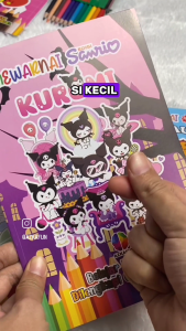 Buku Mewarnai anak edisi Sanrio - Kuromi cinnamoroll my melody sanrio Mainan Edukasi Anak - Lazada