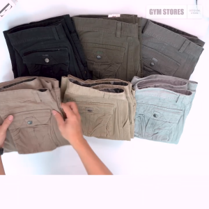 HCM QUẦN SHORT KAKI TÚI HỘP NAM GYM PT68 CARGO DÁNG BASIC RỘNG RÃI 6 TÚI VÃI DẦY CAO CẤP SIZE 29 _ 36 HT66