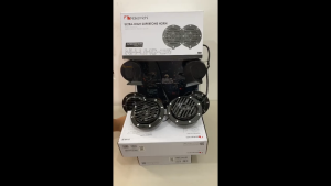 Nakamichi ULTRA HIGH SUPERTONE Horn 390Hz / 320Hz 12 Volts 118dB 5Amps PN: NH-UHS-20