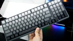 LENOTCH 99 Keys Profesional Gaming Keyboard Mechanical RGB Gasket Side Carrier Wired Plug In Gradient Color