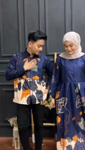 Kemeja Batik Modern Polimikro Murah - Lengan Panjang