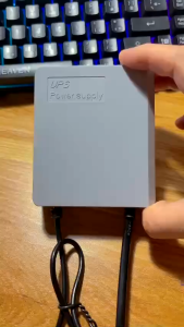 ⚡Miễn Phí Vận Chuyển⚡ Bộ lưu điện DUNG LƯỢNG CAO dành cho Wifi Camera - UPS 12V (chạy wifi được 4-12 giờ) kèm Nguồn