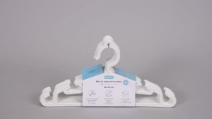 Móc treo quần áo trẻ em móc phơi đồ em bé móc quần áo trẻ em đa dạng mẫu Hara INOCHI Nhật Bản- Happy Life 4U