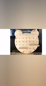 Wall Storage Pegboard Wall Display Rack Solid Pine Wood