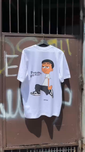 PEACE® Malc Showtime Shirt Pwede Pa-Kis$ Streetwear Fashion Top Tshirt Short Sleeve Round Neck Stylish