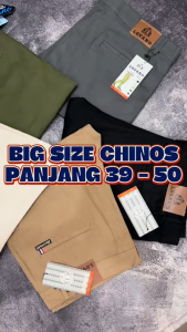 Celana Chinos Panjang Pria Bahan Berkualitas Nyaman Halus Lembut Tersedia UKURAN BIG Size