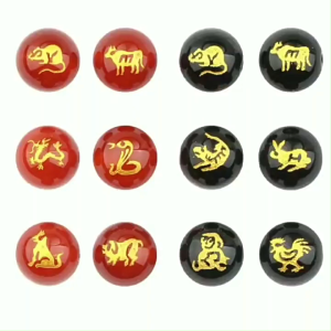 3 viên tam hợp thân tý thìn mã não đỏ - Vòng tay tam hợp quý nhân thân tý thìn