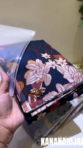 AZARA OLIVE Metal Logo Jilbab Segi Empat Motif AZ LC 110 X 110 CM Hijab Kerudung Square