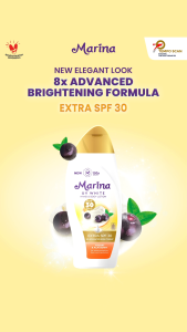 Marina Hand Body Lotion UV White Extra SPF30 185ml [2pcs] - Exp : 09.2027