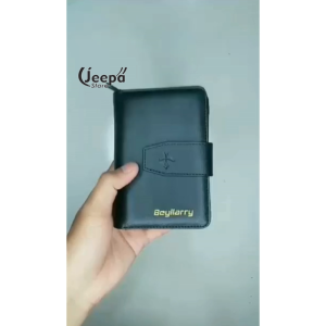 Dompet Lipat Mini Baellery Kulit Hitam Cokelat Premium Remaja Kekinian Terbaru