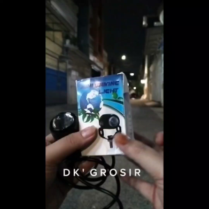 LED Laser Modish plus kipas - Lampu tembak LED high low putih kuning waterproof