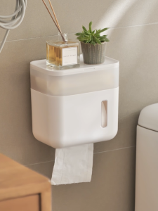 Kitchen Plus Wall-Mounted Paper Towel Dispenser Rolls Tissue Multifold Paper Holder Box for Home and Office KP661