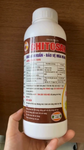 Nano Chitosan - Kích rễ ra rễ khỏe đẻ nhánh mập cứng cây đứng lá (1 lít)/ Chế phẩm sinh học cho cây lúa khoẻ