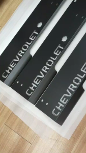 RN1 Racing  ปิดท้ายเชฟ โคโลราโด้ ใส่ได้ทุกรุ่น  สีดำกึ่งด้าน  แผงใต้ฝาท้ายกระบะ  งานเหล็ก มีน็อตให้