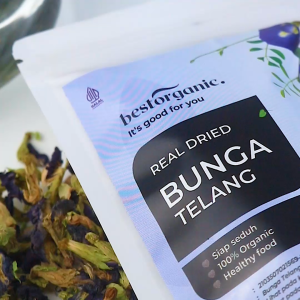 Best Honey - Teh Bunga Telang - Bunga Kering - Grade A - Minuman Herbal