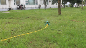 สปริงเกอร์ มินิสปริงเกอร์ หัวสปริงเกอร์ หมุนได้360องศา หัวฉีดปรับมุมได้3แขน รดน้ำต้นไม้ สวน สนามหญ้า