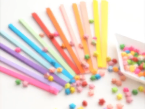 Mumystation 540pcs Multicolor Stars Origami Paper DIY Lucky Star Paper Strips Hand Crafts Colorful Star Decoration