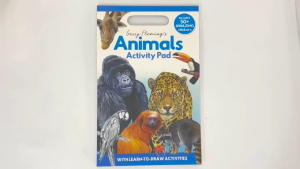 Animals Activity Book Pad To Play Fun Activities Colouring Drawing With 50+ Stickers