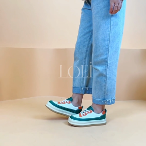 LOEI Arnav SW52 Sneakers Wanita Casual Platform Sepatu Wanita Korea Kekinian Sol Tebal