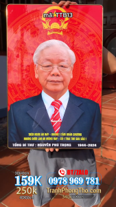 Tranh treo tường bác Nguyễn Phú Trọng TTB13