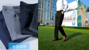 Mens Formal Pant Office Pants for Men Stretchable Elastic Casual Long Trousers Business