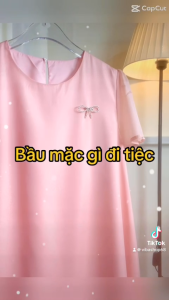 Váy bầu màu hè màu hồng đuôi cá