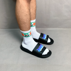 Dorks Wave - Sandal Slop Casual Pria Wanita Sendal Selop Slipper Anti Licin Original Dorks
