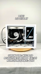 Armaggeddon Tessaraxx CoreVision MATX PC Gaming Casing with LCD Display PC Case