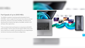 ADATA SSD PORTABLE ELITE SE880 (500GB / 1TB / 2TB)