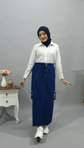 ROK JEANS WANITA DEWASA TERBARU KOREAN STYLE