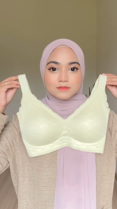 [Premium Quality] Dreamtale Baju Dalam Wanita Women Bra Smooth Soft Lace Corset Bra Seamless Bra 4 Hook Push Up Bra Wireless Bra Coli Wanita WCO279