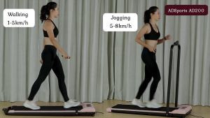 (5Yrs Warranty) ADSports Walking Running Treadmill Foldable Speed 1-8km/h Electric Treadmill Fitness Indoor Exercise Mesin Lari AD200
