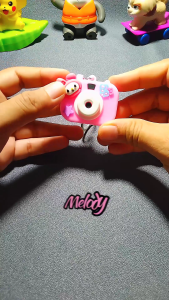 Gantungan Kunci Sanrio Kamera Ganci Lucu Karakter Kuromi Melody Cinnamorol Hello Kitty Keychain