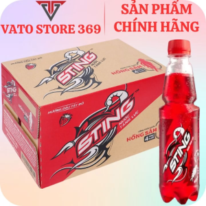 Nước tăng lực STING hương dâu tây đỏ chai 330ml
