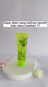 Thai Aloe Vera Gel 98% Ori Untuk Wajah Soothing Gel Extract Lidah Buaya 100g