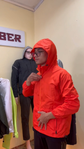 Saiber Jaket Hoodie UPF+ 50 Wanita Pelindung Sinar UV