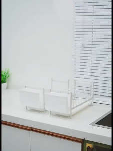 niom 1-Tier dish rack kitchen organizer plate organizer dish storage rack Dish Drying Rack Countertop Plate