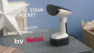 Tefal เครื่องรีดถนอมผ้าแบบพกพา ACCESS STEAM POCKET 1300 วัตต์ รุ่น DT3030E0