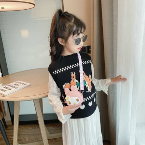 (SG Seller) Hello Kitty Melody Cute Silicone Coin Purse Fashion Cartoon Figure Zipper Shoulder Bag Toy Crossbody Bag For Girl Boy Christmas Gifts