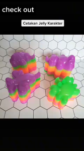 Cetakan Agar Agar Jelly Puding Karakter Motif Boneka Kura Kura Kepiting Pesawat