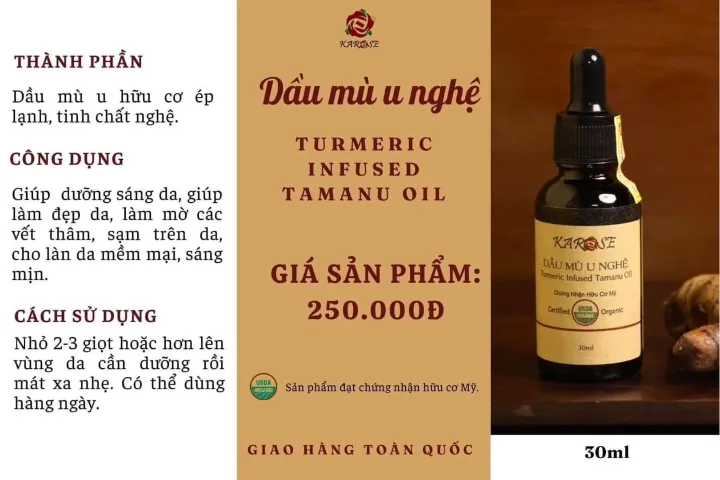 Dầu mù U nghệ Karose (Chứng nhận hữu cơ Mỹ) | Lazada.vn