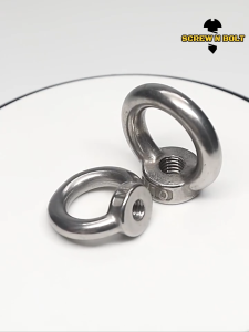 อายนัท วงกลม ห่วง วงแหวน สแตนเลส 304 น๊อตตัวเมีย M3 M4 M5 M6 / Lifting Eye Nut Stainless Steel SUS304 M3 M4 M5 M6