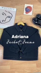 Sasya.clo - Adriana Jaket Jeans Oversize Bahan Jeans Premium / Jaket Jeans Wanita Dewasa / Jaket Jeans Wanita Terbaru 2025 / Jaket Wanita Oversize / Jaket Jenas Wanita Korean Style