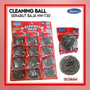 Sabut Kawat 30 Gram Cuci Piring AKO 12 Pcs / Kawat Besi Cuci Piring / Panci Anti Karat
