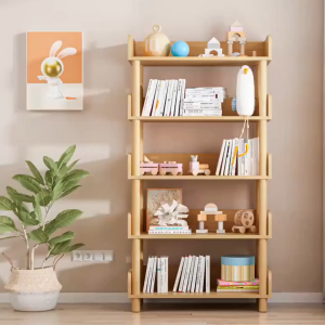 MOYU ชั้นวางหนังสือแข็งแรง 2/3/4/5 ชั้น ไม้/พลาสติก แบบมีประตู/ไม่มีประตู สำหรับห้องนั่งเล่น