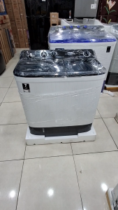 Mesin Cuci 2 Tabung AQUA AQW 8010 HT Hijab Series Tutup Transparan 8 KG Washing Load Capacity 8 Kg Operasi Tenang Dan Efisien - Lazada