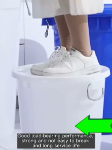 EVEEN Food grade plastic bucket with lid Large capacity household water storage bucket