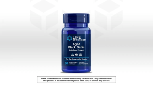 LIFE EXTENSION Aged Black Garlic heart health cholesterol & blood pressure support 30 vegetarian capsules