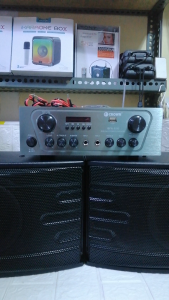 Crown BFA-616 Karaoke Amplifier with Baffles 2000w x2 PMPO Bluetooth mic echo fm radio