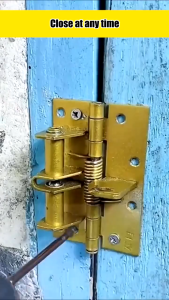 Engsel Pintu Otomatis Spring Door Closer Engsel Metal Engsel Penutup Pintu Lemari Kabinet 90 derajat antikarat perangkat keras